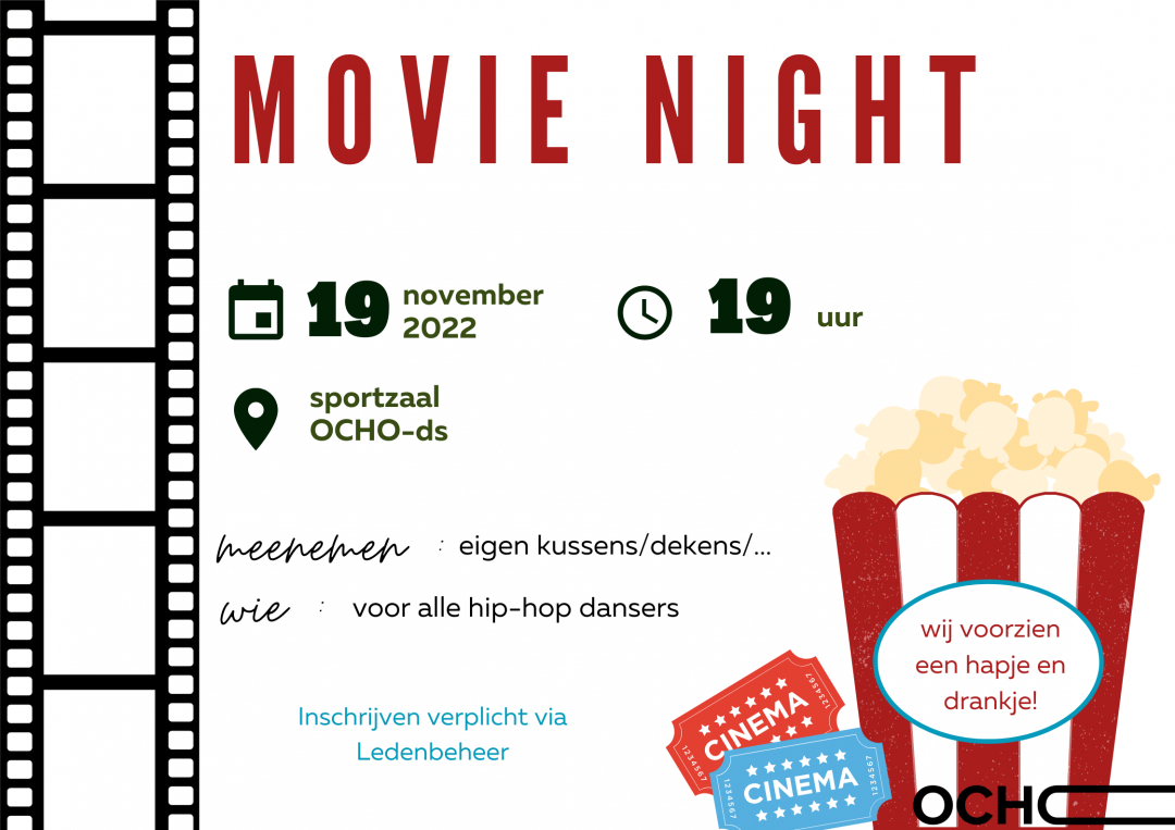 Afbeelding van Movie night Hip-hop 19 nov.